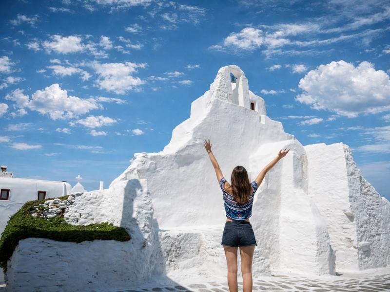 Mykonos Private Vacation Photo Shoot with Professional Photographer