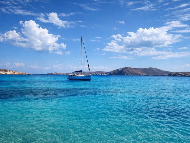 Mykonos Sailing Cruise: Rhenia, Delos Guided Tour + Lunch & Drinks